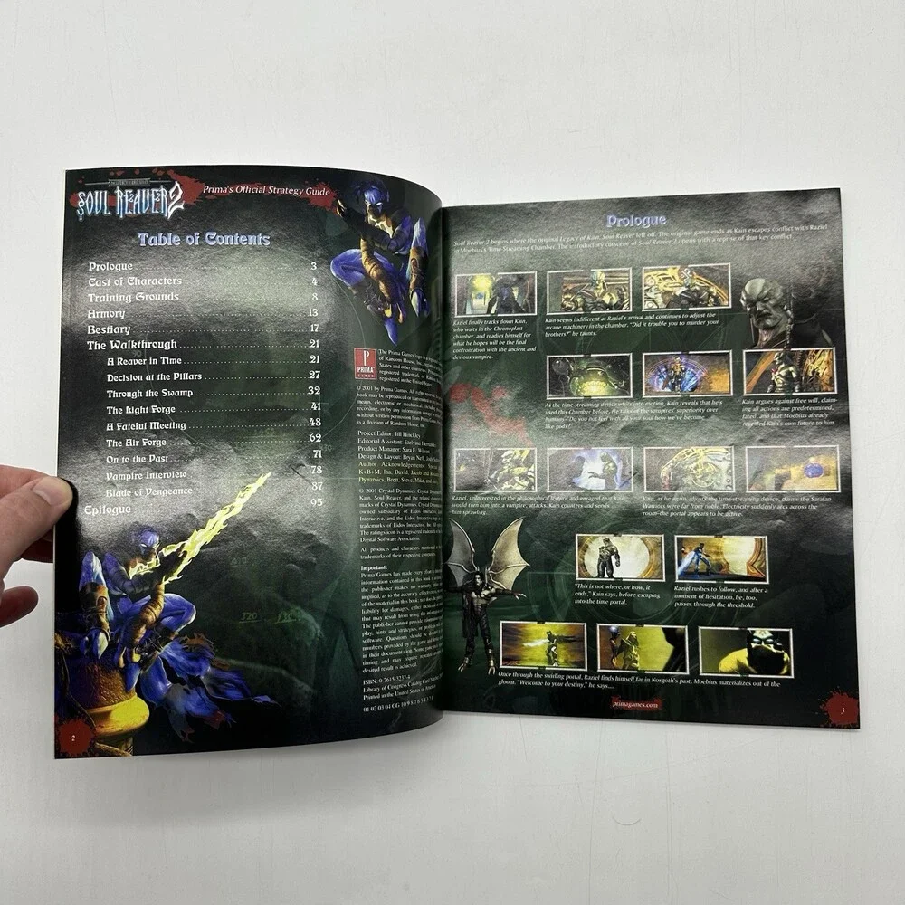 Legacy of Kain: Soul Reaver 2 (Prima's Official Strategy Guide, 2001 Paperback)